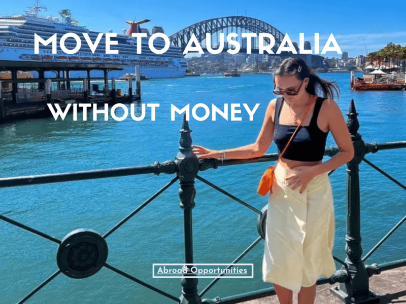 How to Move to Australia Without Money